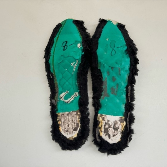 Birdie's Starling Flat Smoking Loafer Shoe Leopard Calf Hair Classic Mobwife 8.5 - Picture 12 of 15